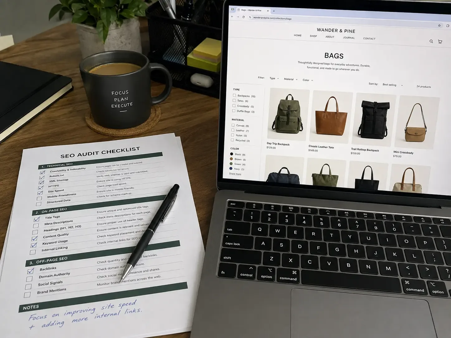 printed audit checklist