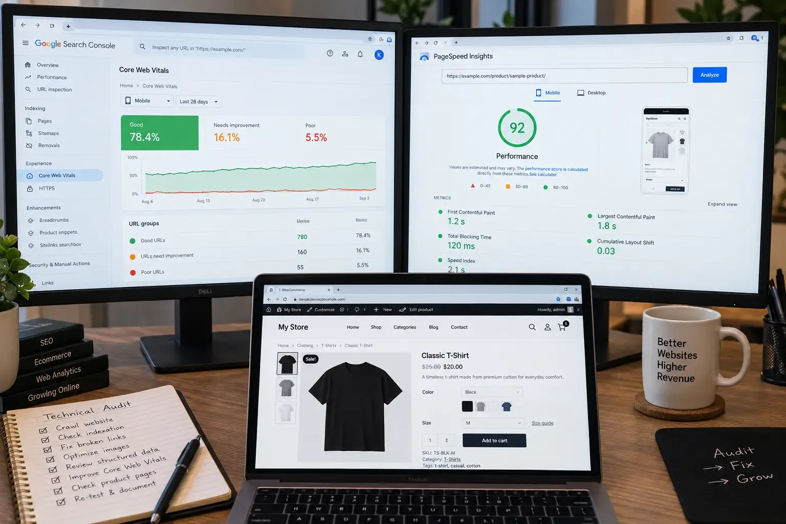 woocommerce technical audit