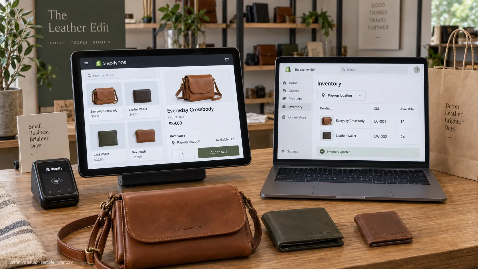 Shopify POS and inventory