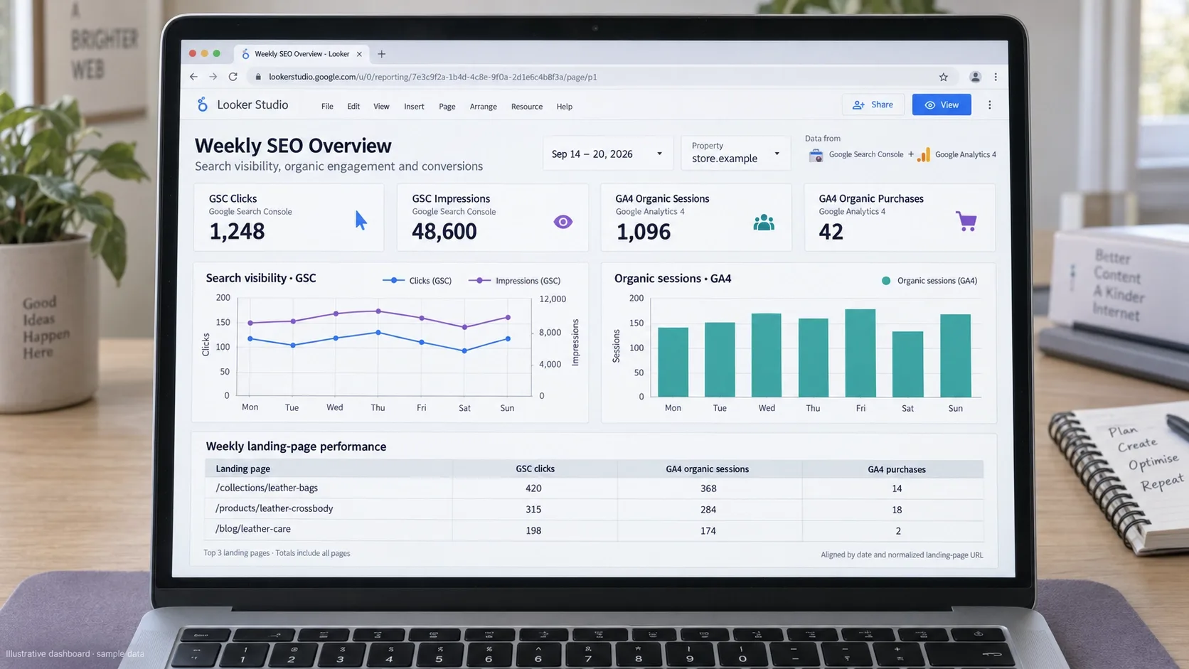looker studio dashboard