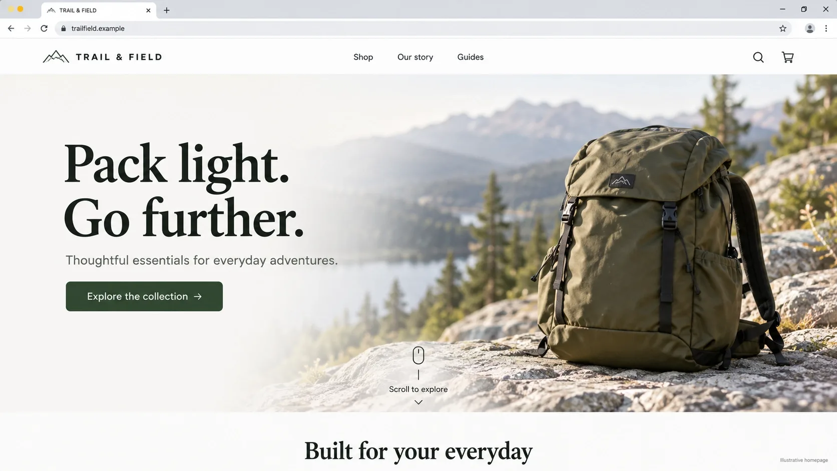 good core web vitals page