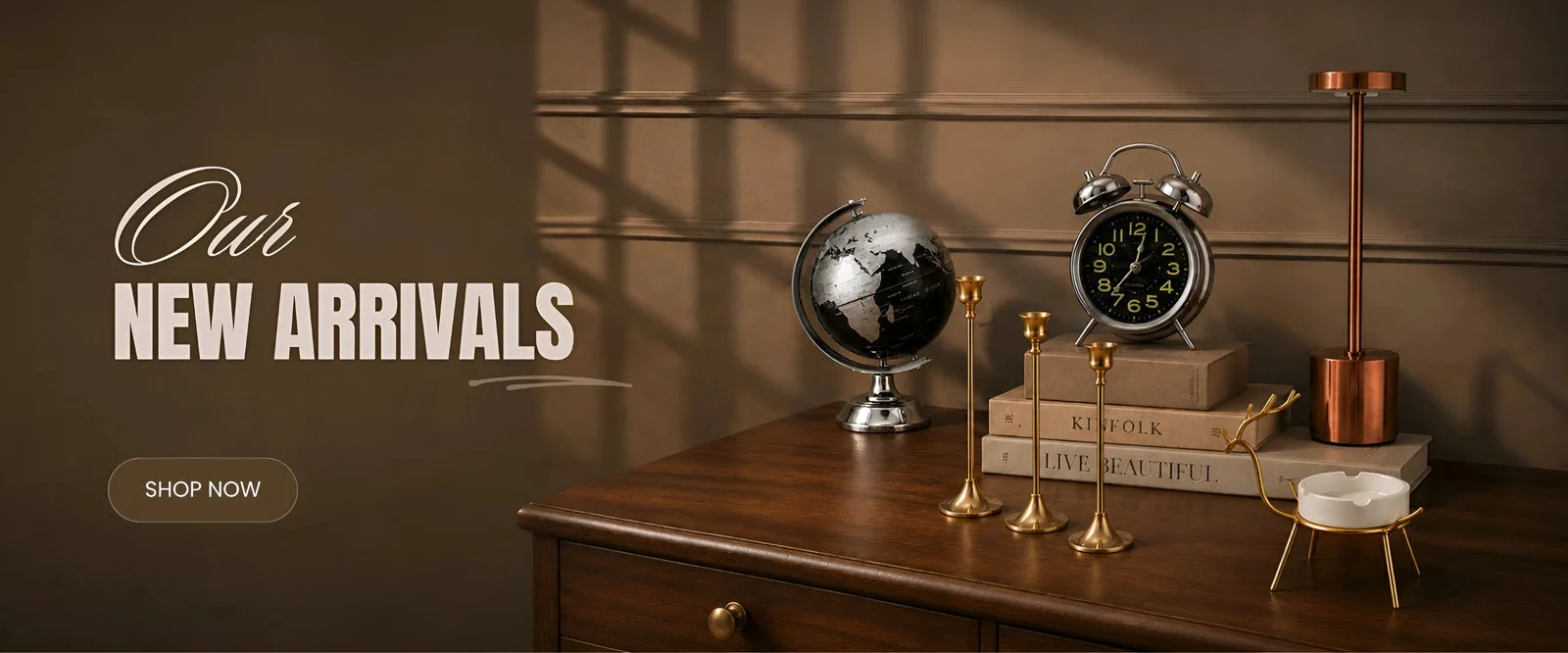 ARZ Decor new arrivals homepage banner
