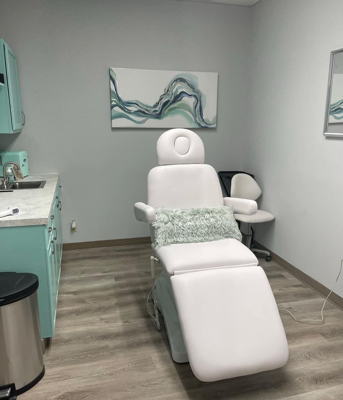 Treatment room inside the Spoken Med Spa location