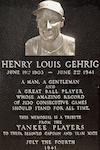 Lou Gehrig Monument at Yankee Stadium