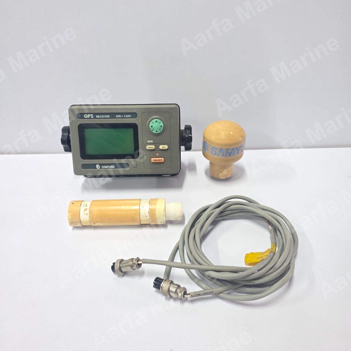 USED SAMYUNG SPR-1400 GPS RECEIVER FULL SET thumbnail 1