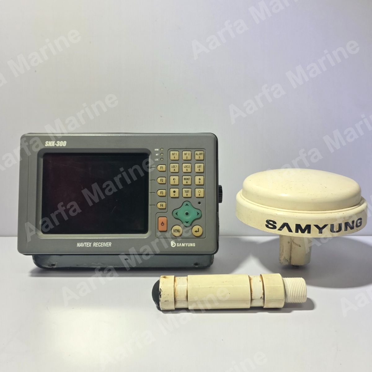 SAMYUNG SNX-300 NAVTEX RECEIVER WITH SAN-300 ANTENNA – FULL SET