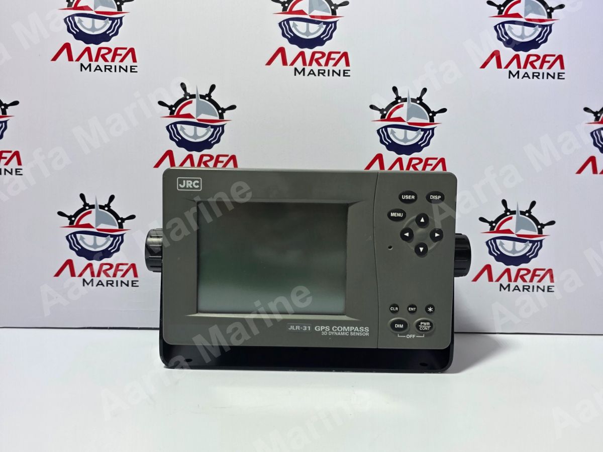 JRC JLR-31 GPS COMPASS / GPS SATELLITE COMPASS FULL SET WITH NNN-31 SENSOR UNIT thumbnail 1