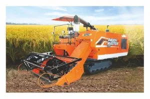 Paddy Harvester in India 300x197