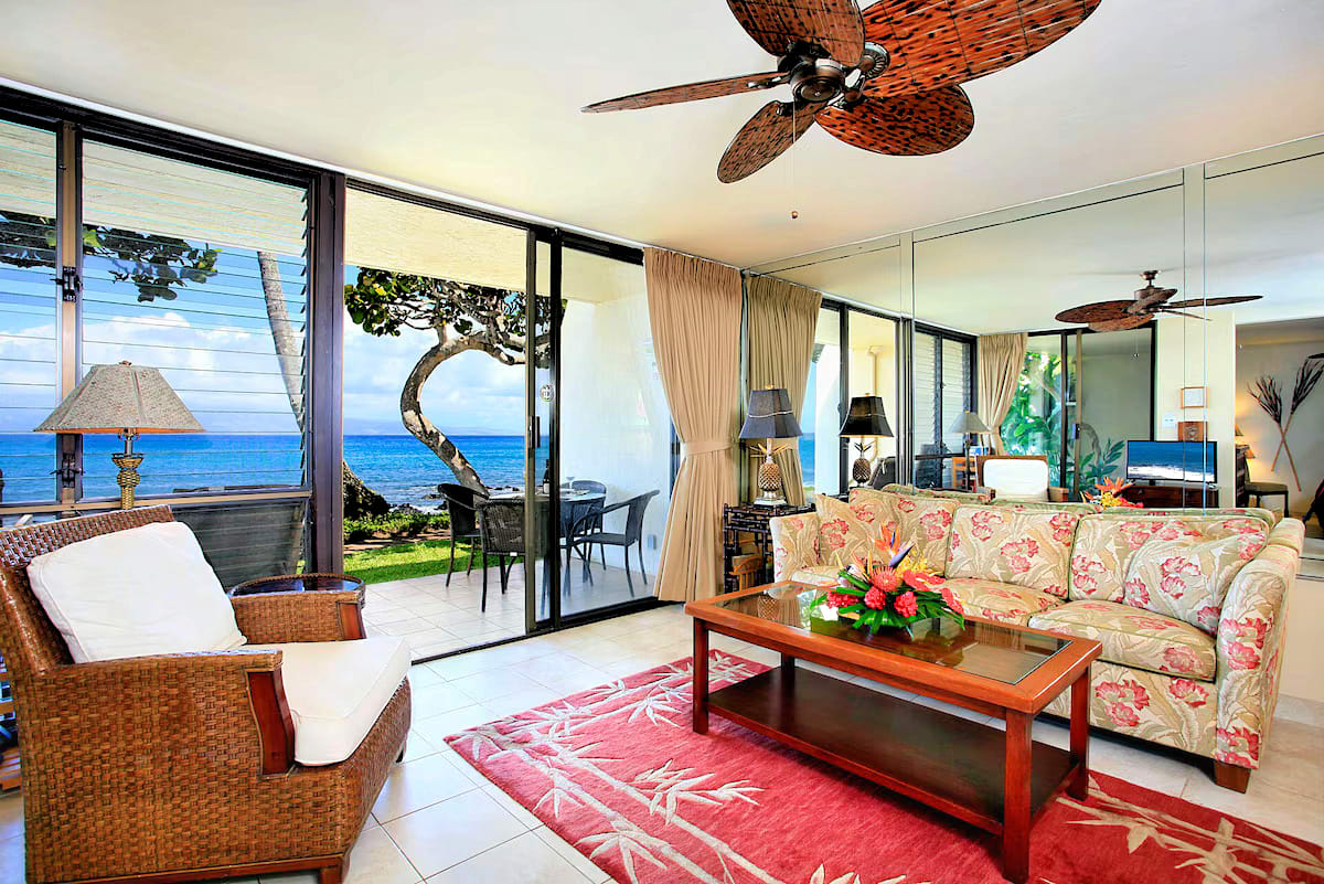 Inside a Napili Point condo