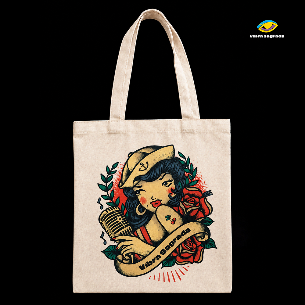 Tote Bag Pin-Up Girl Tattoo
