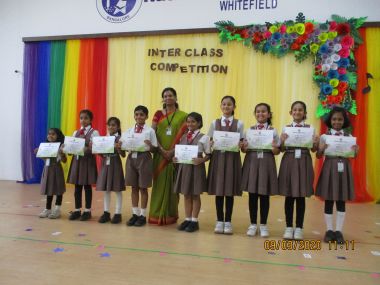 Inter Class Competitions - Prize Distribution