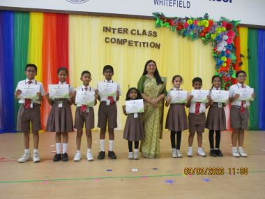 Inter Class Competitions - Prize Distribution