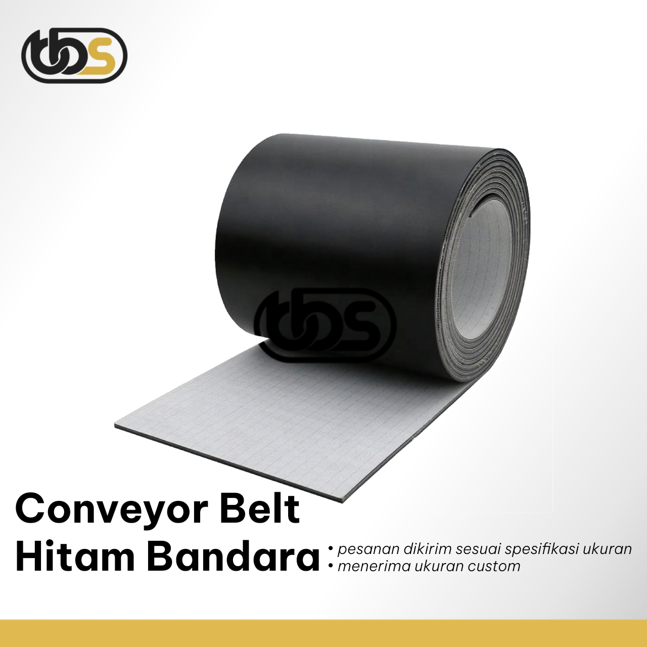 Conveyor Belt Hitam Bandara