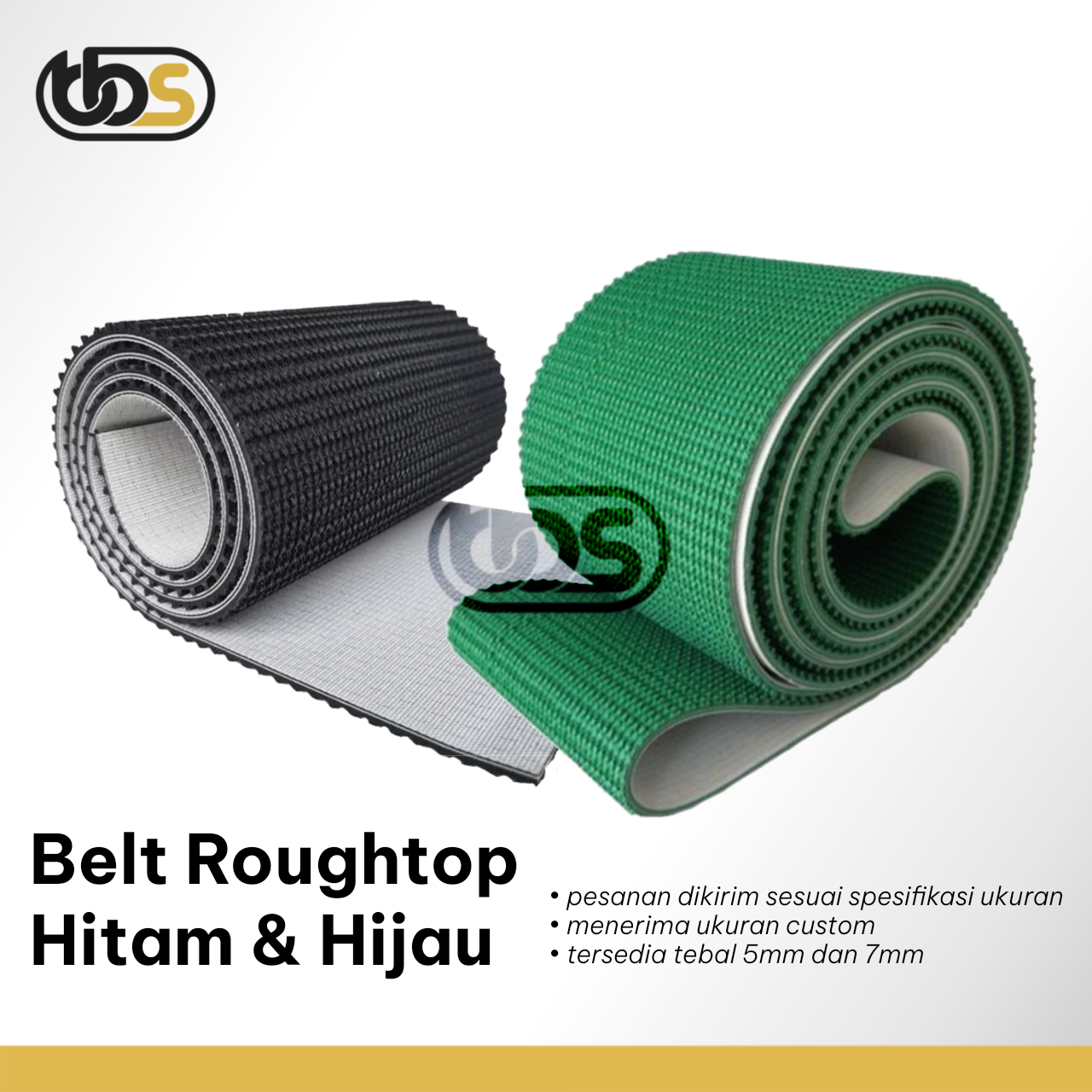 Roughtop Hitam & Hijau