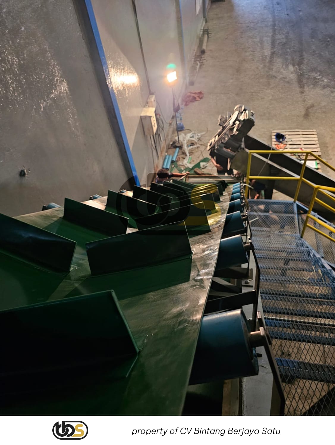 Penyambungan Lokasi Incline Belt Conveyor — Pabrik CPO Industri, Semarang