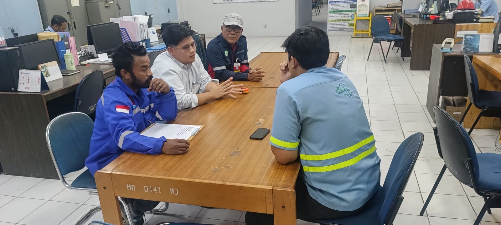 Survey bersama end user terkait persiapan Joint on Site conveyor belt — Pabrik Kertas, Serang