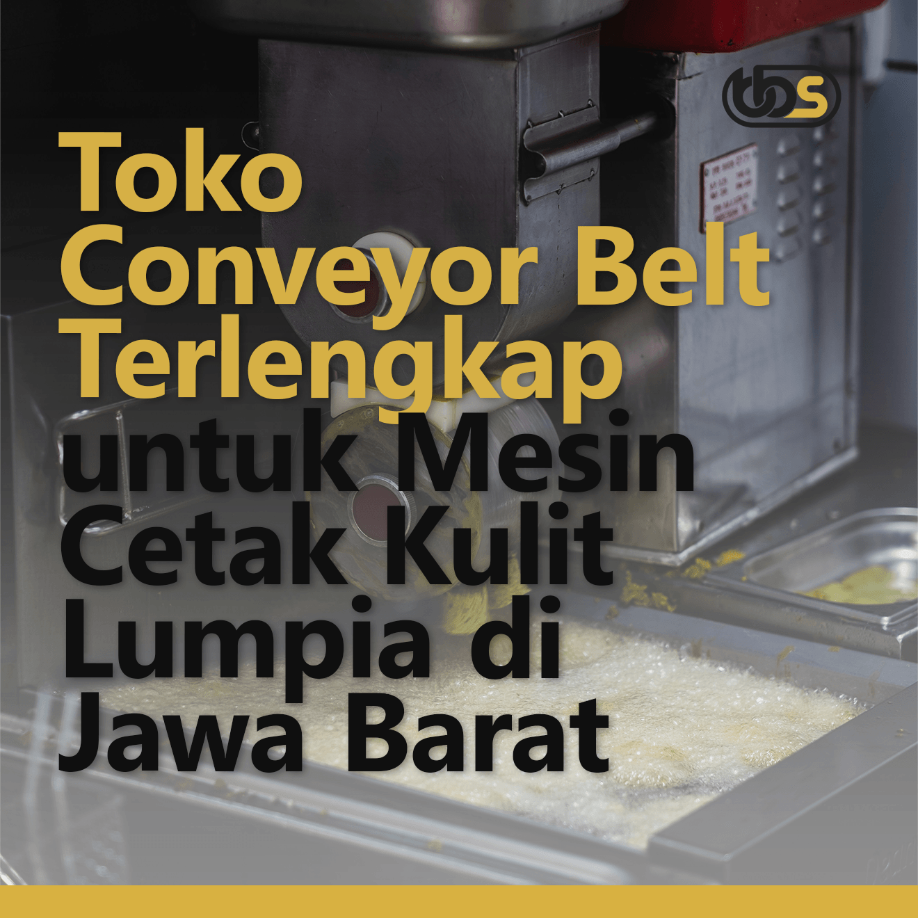 Toko Conveyor Belt Terlengkap untuk Mesin Cetak Kulit Lumpia di Jawa Barat