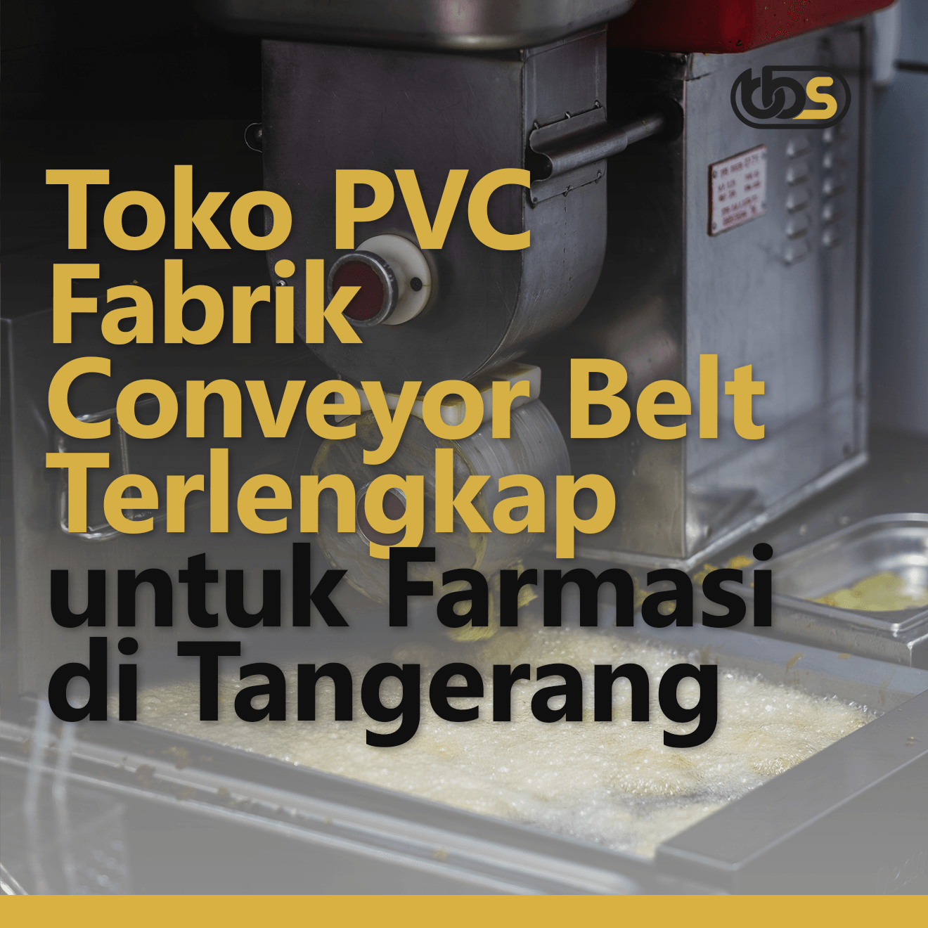 Toko PVC Fabrik Conveyor Belt Terlengkap untuk Pabrik Farmasi di Tangerang