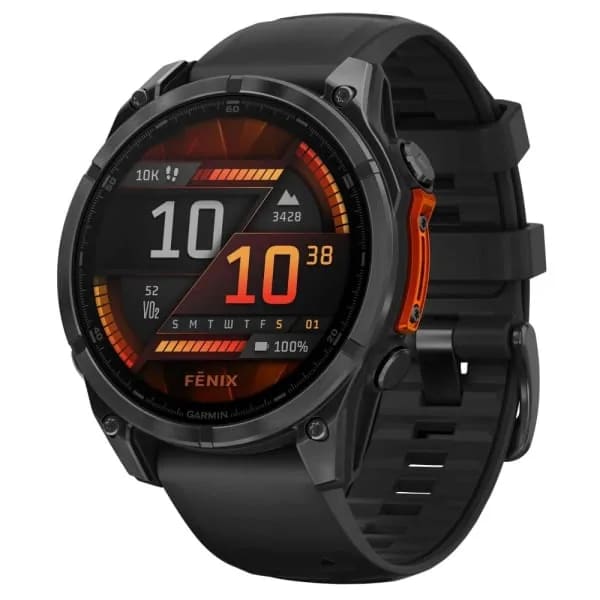 Garmin Fenix 8 — 47 мм AMOLED Slate Gray / Black