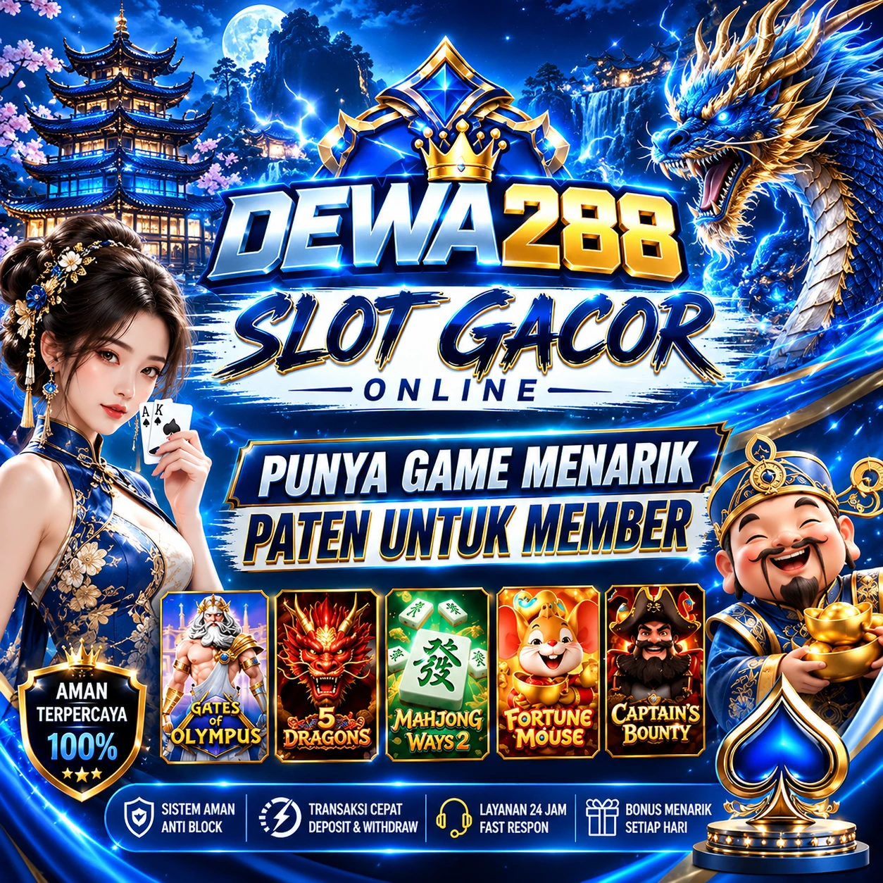 DEWA288 > AKSES DAFTAR DAN LOGIN GAME SLOT PARA DEWA MENCARI CUAN HARI INI