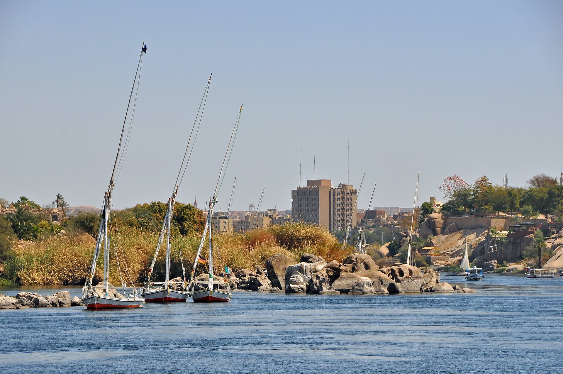 The Nile and its islands at Aswan