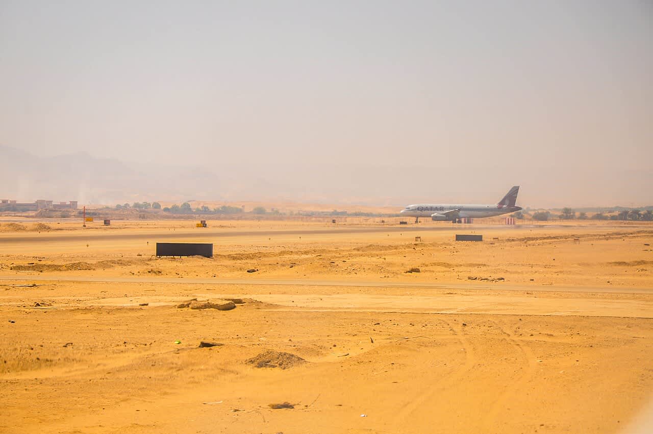 Terminal building at Luxor International Airport