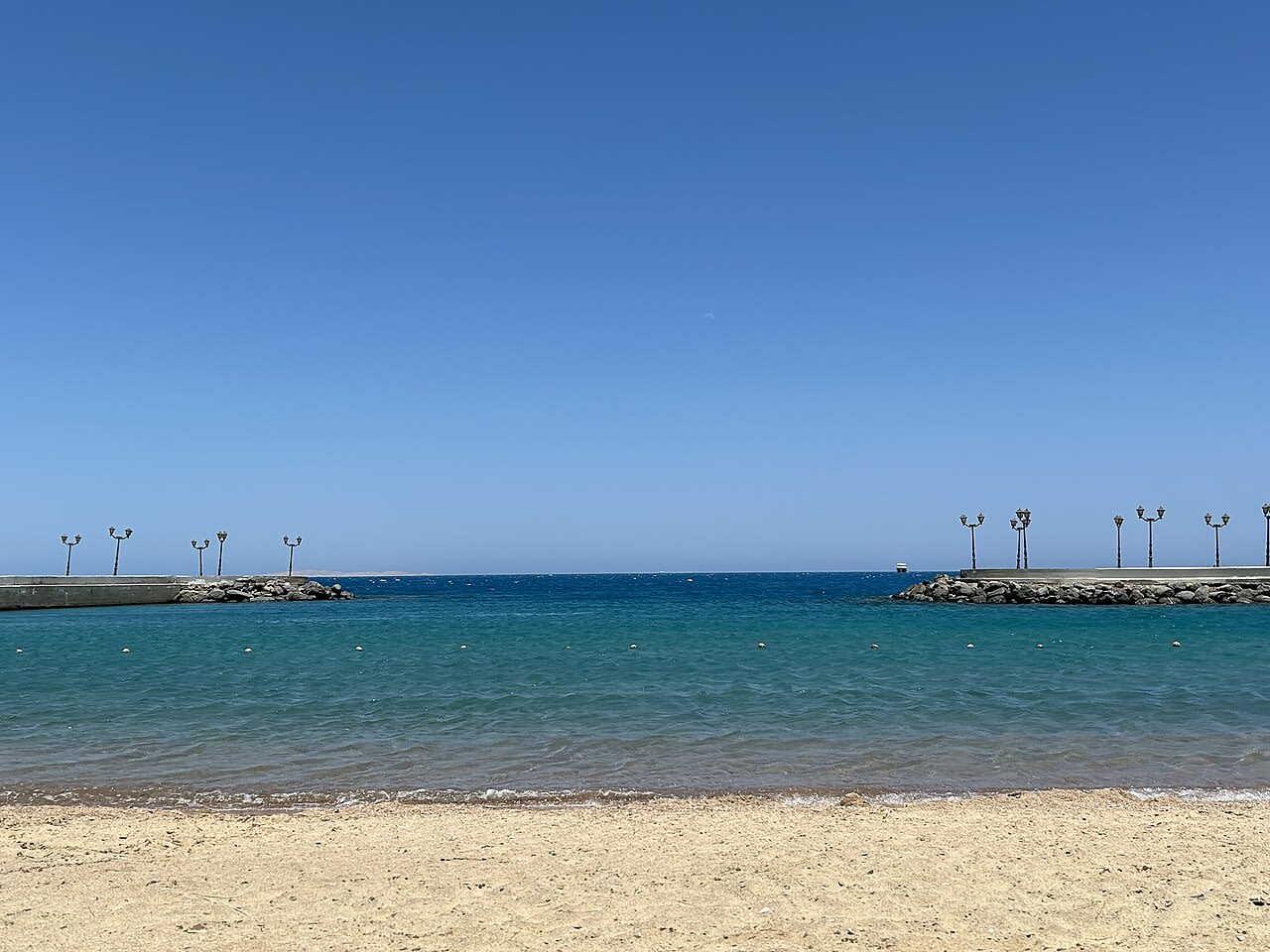 Beach on the Red Sea at Hurghada