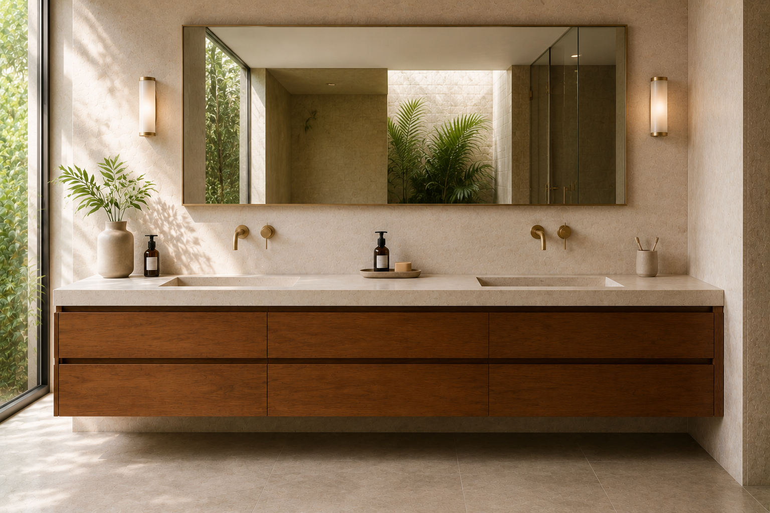 Double Vanities and the Space Between Two Basins