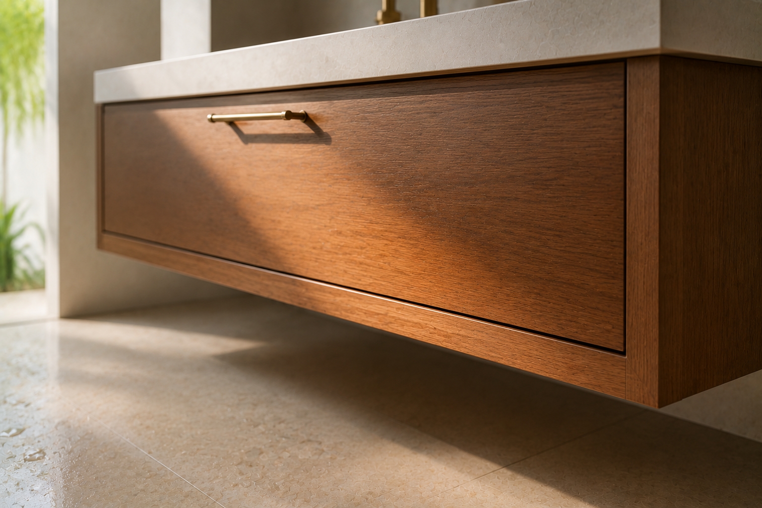 Fronts and Finishes That Survive a Bathroom