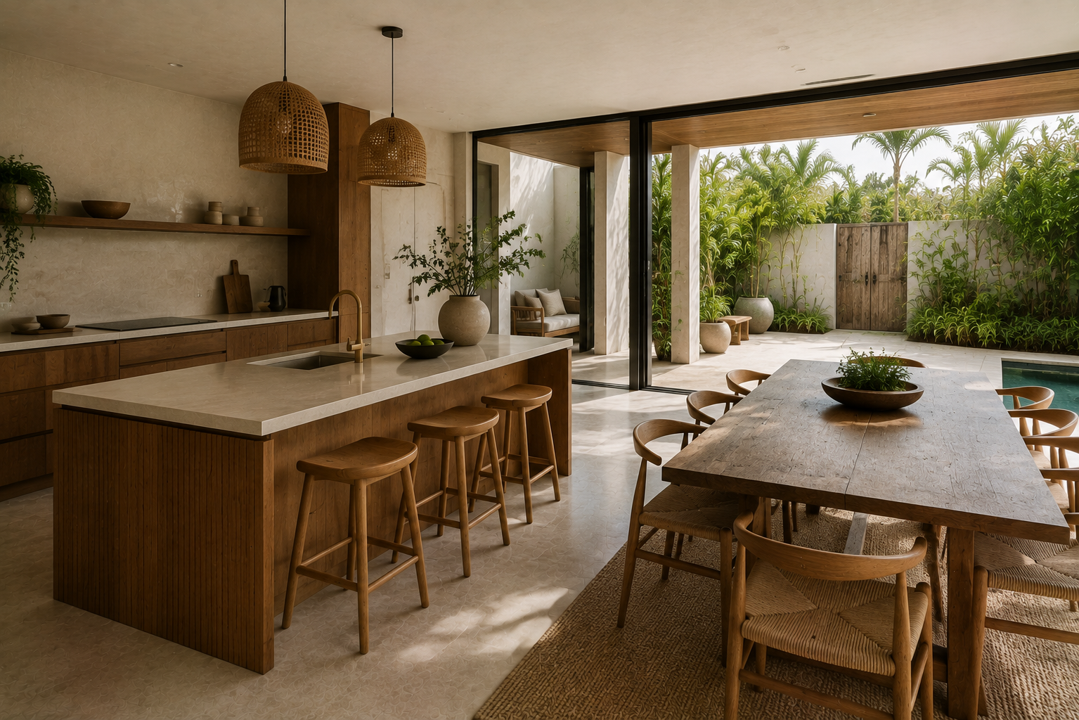 Kitchen Islands and the Dining Table