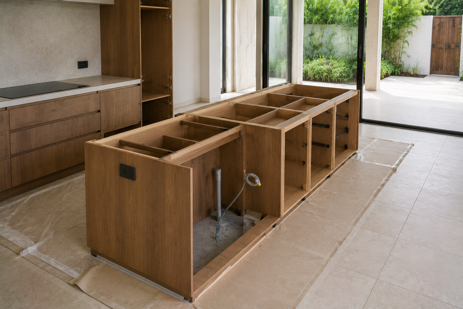 Adding an Island to an Existing Kitchen