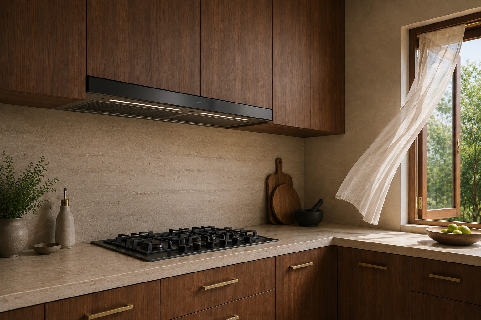 Extraction and Airflow in an Enclosed Kitchen
