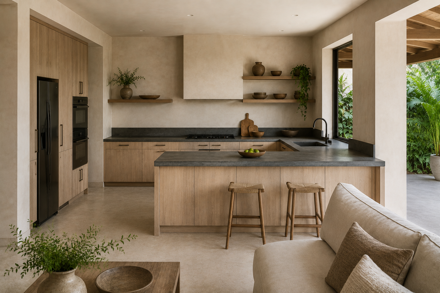 U-Shaped Kitchen Storage and Full-Height Units