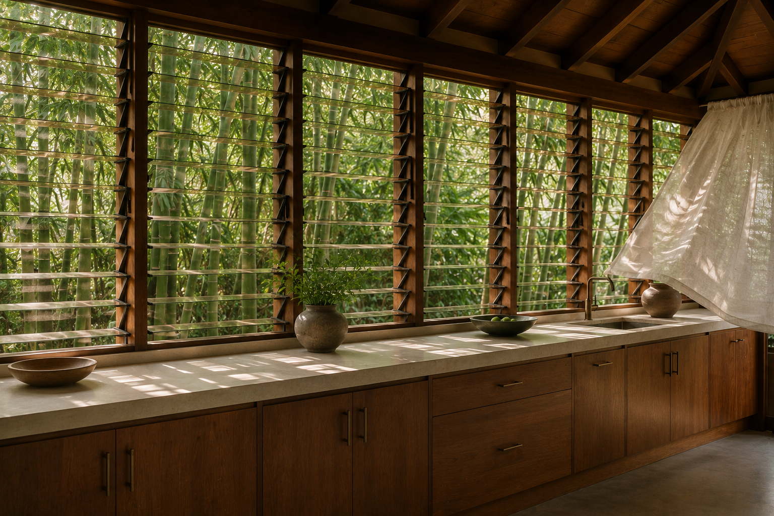 Living With a Timber Kitchen in a Tropical Climate