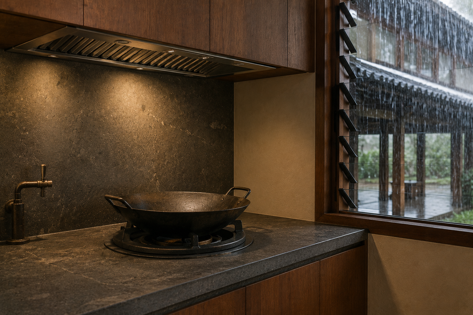 Teak, Rubberwood and Other Timbers for a Thai Kitchen