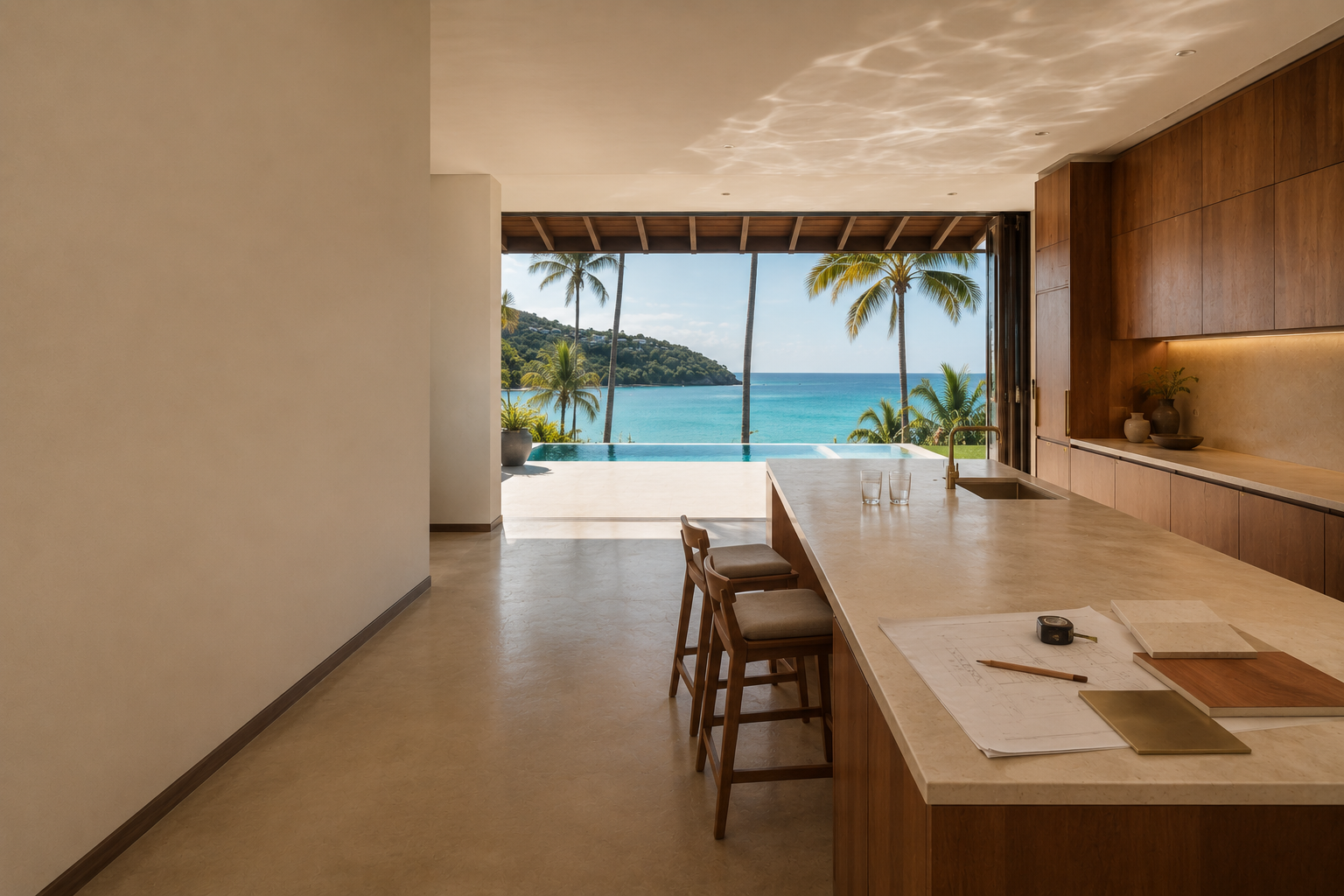 Crafted kitchen interior