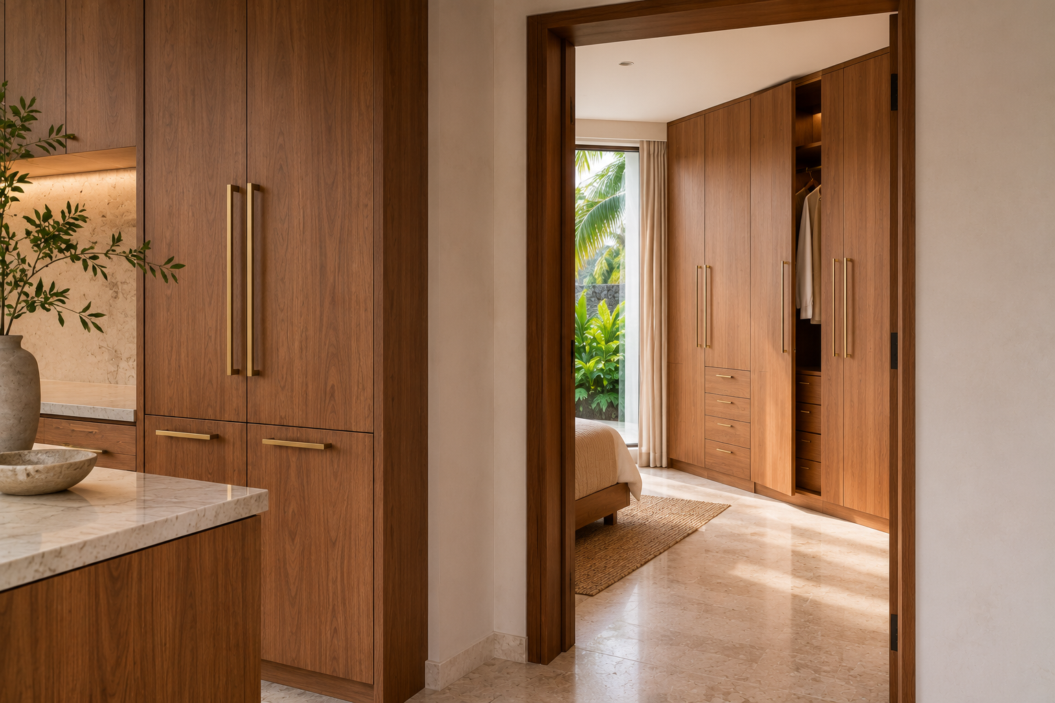 Finishes Taken From the Same Material Library as Your Kitchen