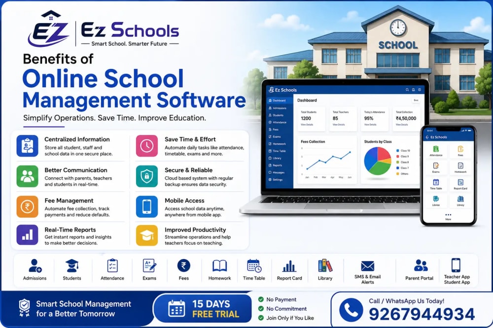 Benefits of Online School Management Software