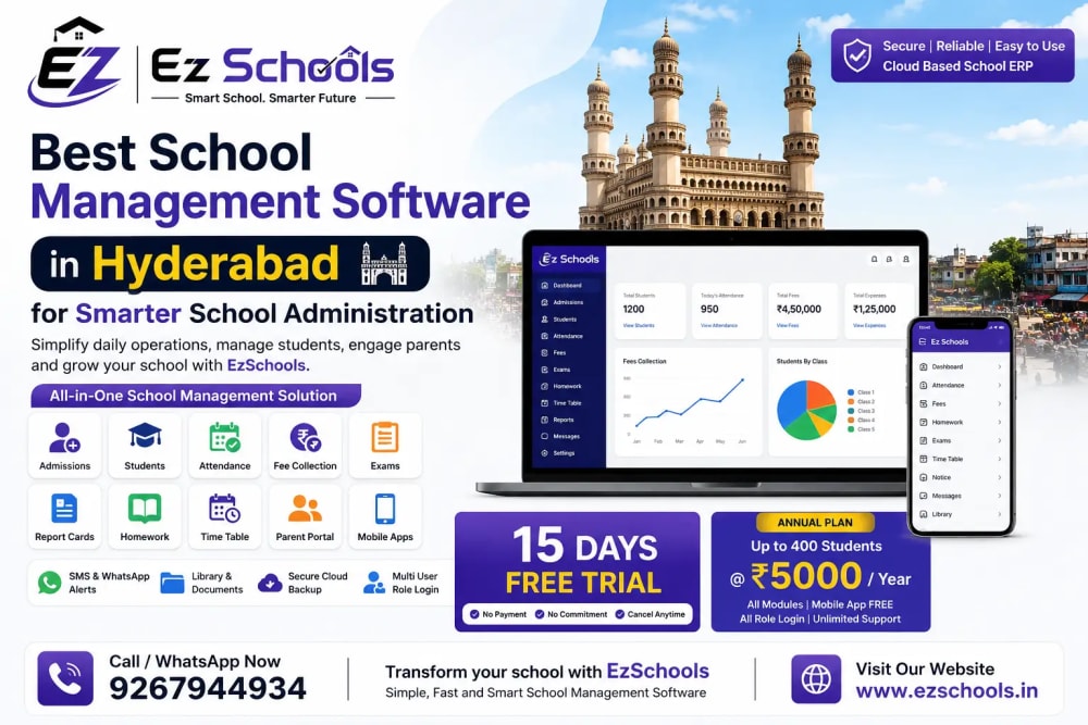 Best School Management Software in Hyderabad