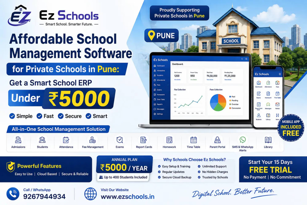 Affordable School Management Software for Private Schools in Pune