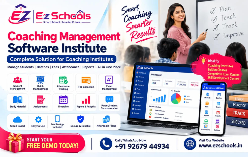 Coaching Management Software in Delhi