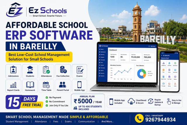 Affordable School ERP Software in Bareilly