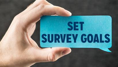 surveys customer feedback step one set goals 410