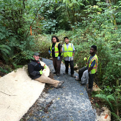 2018 January Conservation Carkeek Park New Viewlands Trail 410