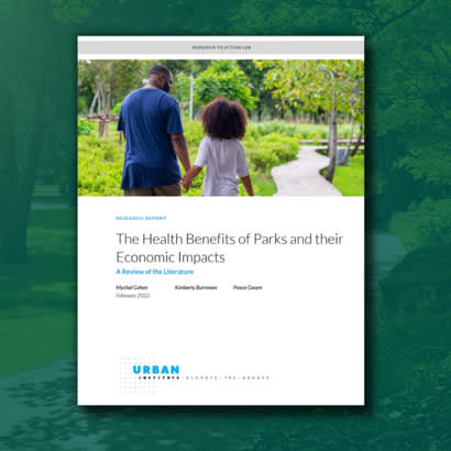 Health Benefits of Parks and Economic Impacts 410