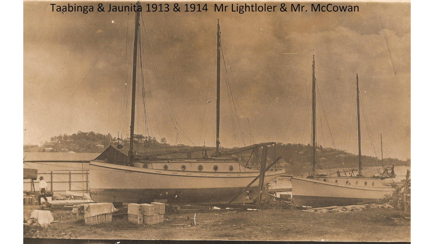 Taabinga and Juanita on the slipway together