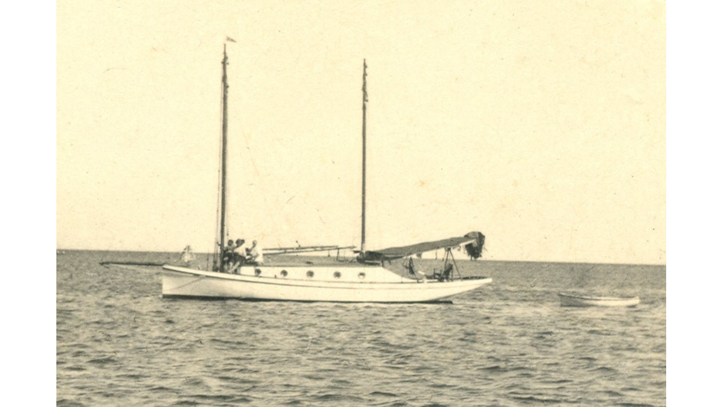 At anchor on the bay