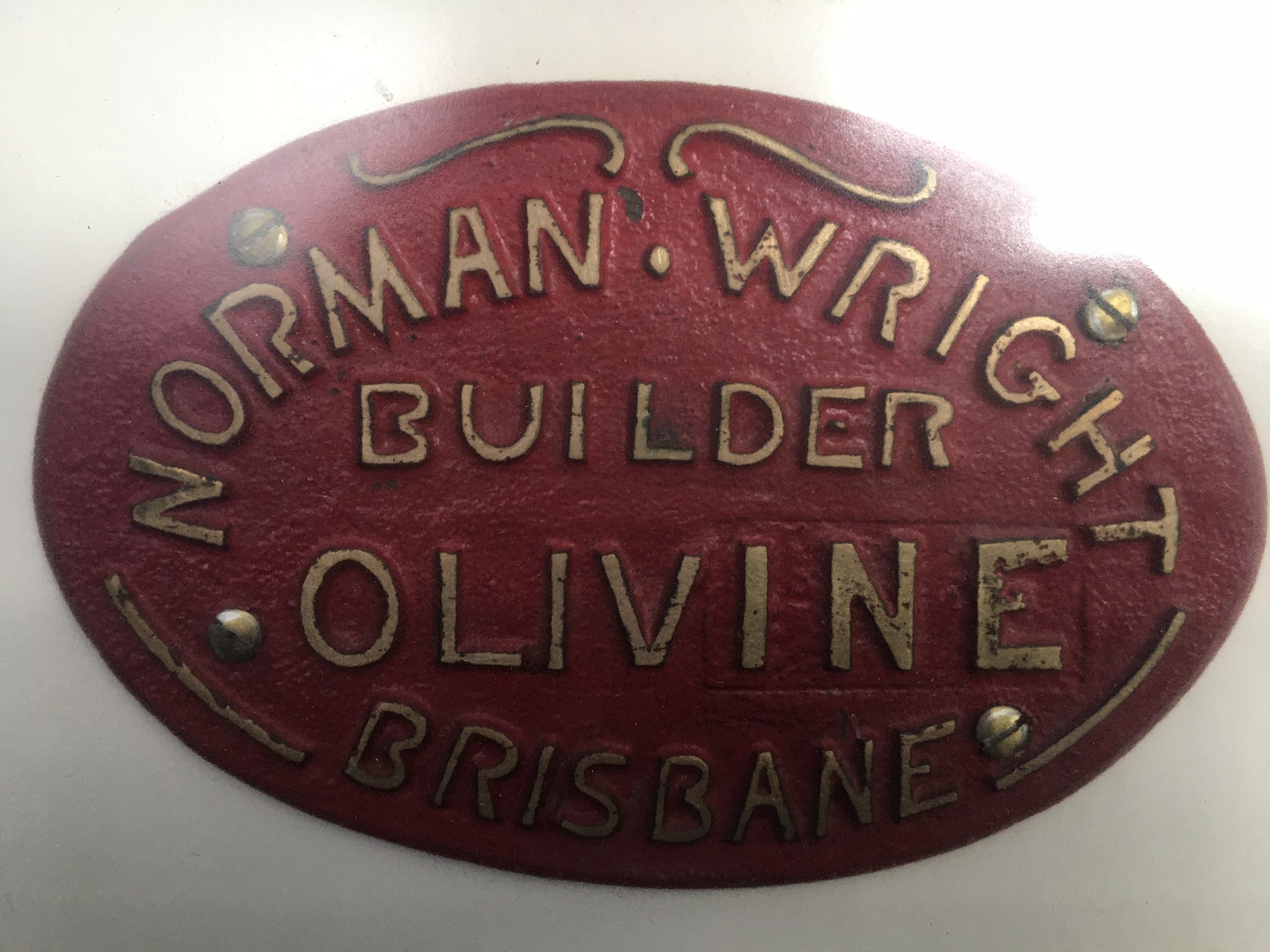 Builders Plaque - Original