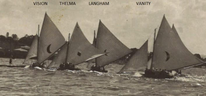 Vision, Thelma, Langham, and Vanity