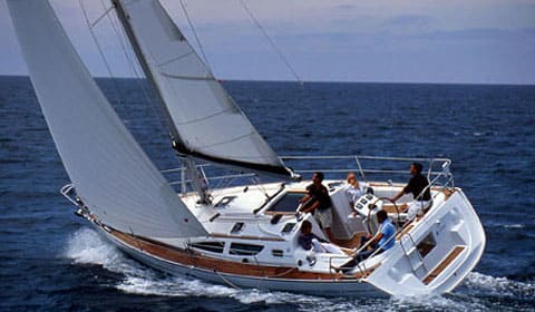 Sandokan Sun Odyssey 35 - 2 cab. moored at ACI Marina Pula